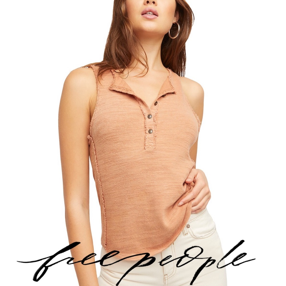 Vintage Textured Cotton Tank